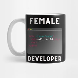 female developer Mug